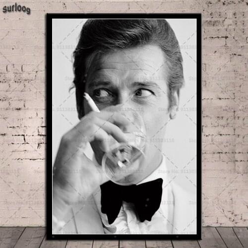 Posters and Prints James Bond 007 Classic Movie Wall Art Pictures Poster Canvas Painting for Home Decoration