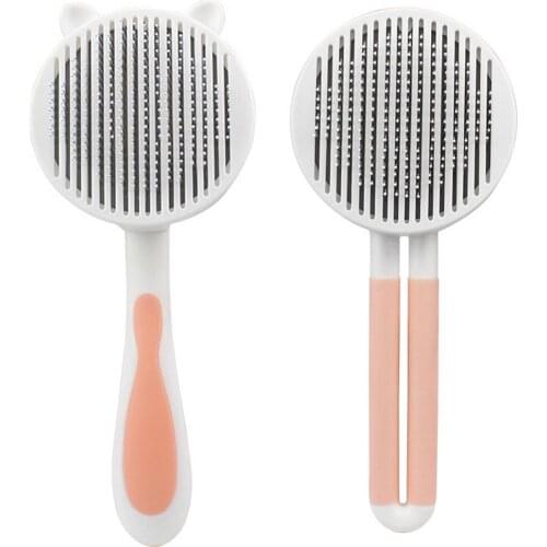 Dog Hair Removal Comb Grooming Cats Comb Pet Products Cat Flea Comb Pet Comb for Dogs Grooming Toll Automatic Hair Brush Trimmer