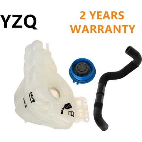Engine Coolant Expansion Radiator Overflow Reservoir Tank Bottle+Cap +Hose For Audi A8 A8 Quattro 4E0121403G 4E0121403 8E0121321