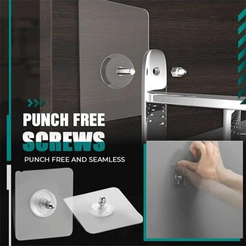 Self Adhesive Wall Hooks 72x72mm Strong Sticking Punch Free Screw Painting Photo Frame Decorative Bathroom Seamless Hanging Hook