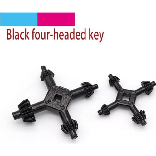 1pcs Wrench Set 4 In 1 Universal Multi-function Hand Drill Key Chuck Wrench Four Head Electric drill Outdoor Portable Gadget