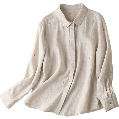 Shuchan Linen Blouses