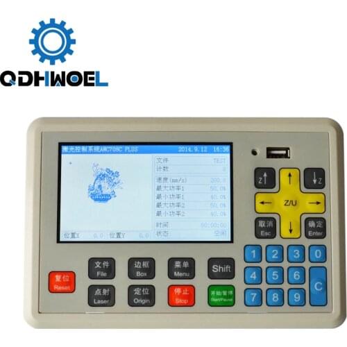 AWC708C PLUS Laser Controller System for Laser Engraving and Cutting Machine Replace AWC608C