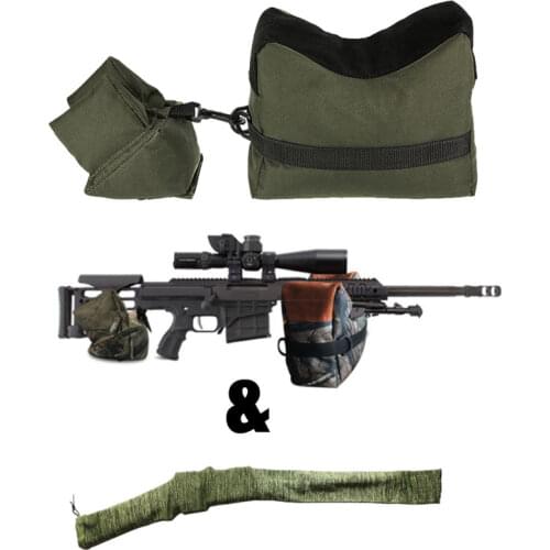 Rifle Sandbag Bench Front Rear Bag Sniper Shooting Outdoor Photography Target Stand Support Military Hunting Gun Accessories