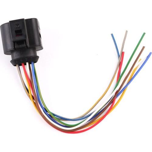Connector Auto Electric Plug Harness Wire 8 Pin 1J0973714 For VW Golf Jetta Passat For Audi A4 A5 A6 A8 TT Q5 2010 For Skoda
