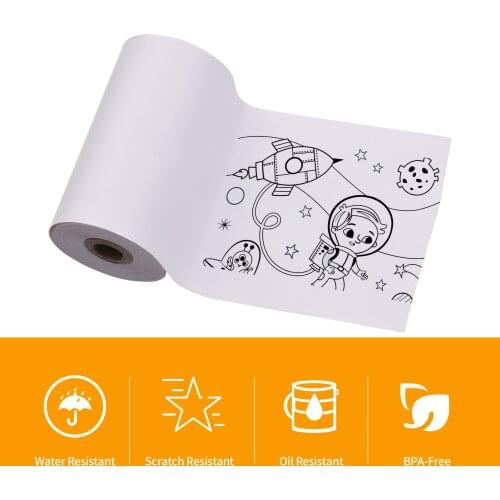 PAPERANG 3 Rolls 57x30mm Thermal Paper Roll Receipt Paper BPA-Free Long-Lasting 10 Years for PAPERANG Thermal Printer