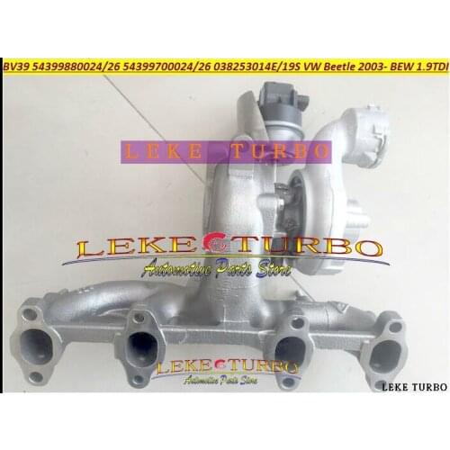 TURBO BV39 VGT 54399700024 54399700026 024 026 038253019SX 038253019SV Turbocharger For Volkswagen VW Beetle 2003- BEW 1.9L TDI