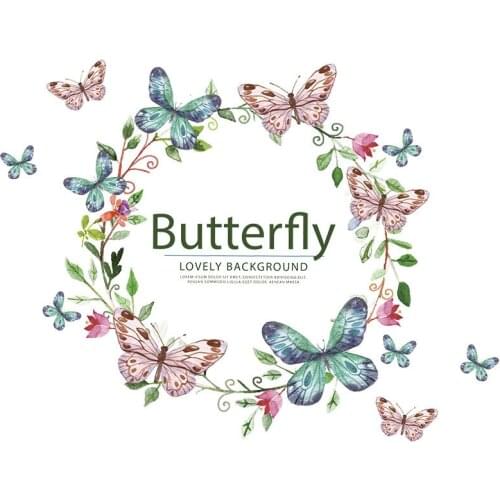Iron Transfer Patches Kids DIY Clothes Stickers A Level Washable Heat Press Applique Badges Butterfly Flower CQ