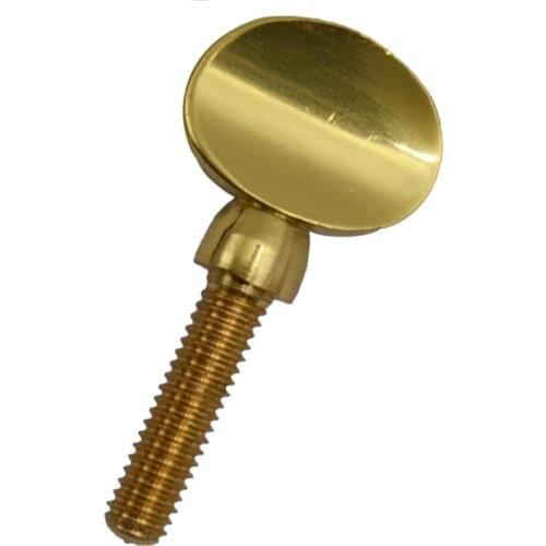 1 Piece Golden Brass Saxophone Neck Tightening Screw Woodwind Instrument Accessory 30.5 x 14.7mm
