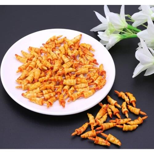 100pcs 10x22mm Plastic DIY Snowman Nose for Handmade Craft Children Kids Toy Christmas Decor E65D