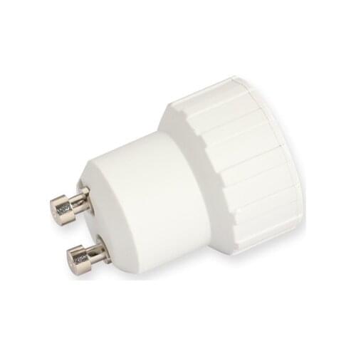 Led Lamp Base Converter GU10 To E14 Socket Base Halogen CFL Light Bulb Lamp Adapter Converter Holder Plastic Safty Fast Ship