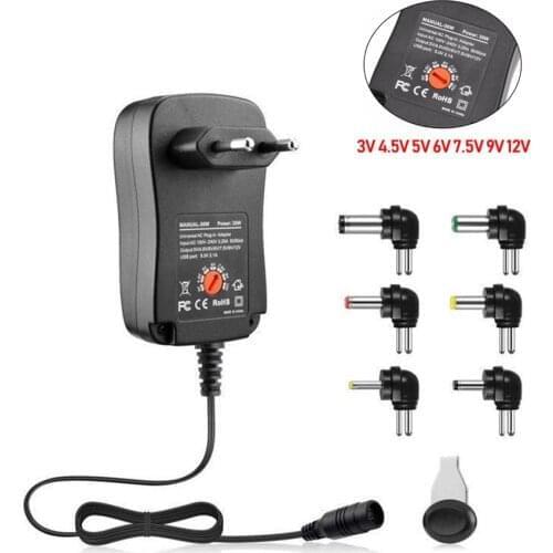 DC12V Volt Power Supply Adapter 9V 5V 6V 2A 30W Adjustable USB Power Supply Charger Transformer 220V TO 12V Fonte LED Driver