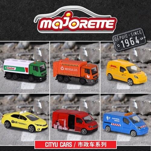 1:64 Alloy Car Kangoo DHL Crafter Altis Taxi Kangoo Trafic TGS Recycle Transporter Vehicle Model Toy for Children Gifts
