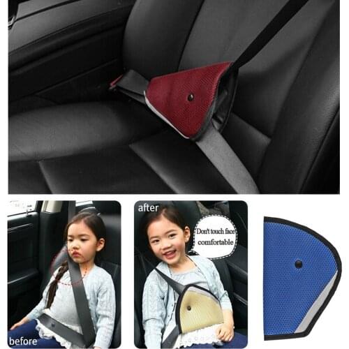Kids Children Car Safety Seat Belts Adjuster Protector Cover Clip Booster Strap Harness Pads Car Accessories