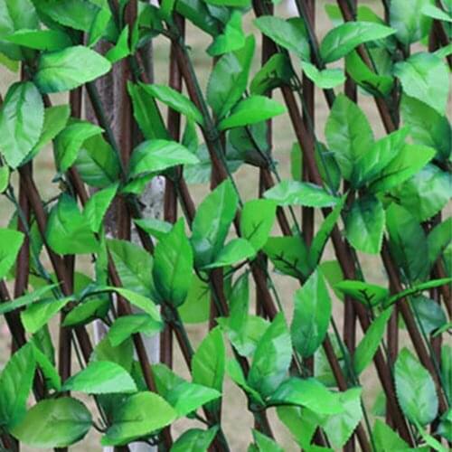 Artificial Garden Fence Faux Hedge Privacy Screening Garden Decoration