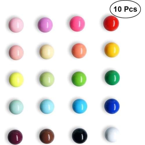 Fridge Magnets Spherical Muliticolor Refrigerator Office Magnets for Calendars Whiteboards Maps Resin Decoration 10/20 pcs/set