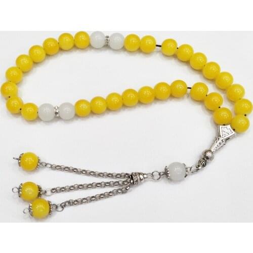 10mm crystal Round Shape 33 Prayer Beads Islamic Muslim Tasbih Allah Mohammed For Men&Women