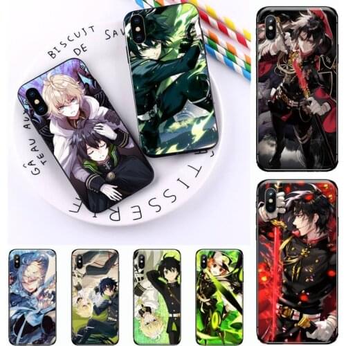Owari no Seraph Of The End Anime luxury high quality Phone Case for iPhone 11 12 mini pro XS MAX 8 7 6 6S Plus X 5S SE 2020 XR