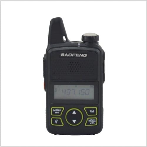 Baofeng BF-T1 Walkie Talkie UHF 400-470MHz 20CH 1W Mini Small Portable Ham FM CB Radio Handheld FM Transceiver with Earpiece