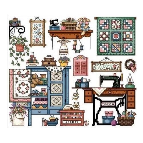 Embroidery Package Free Shipping Cross Stitch Kits Toy Room
