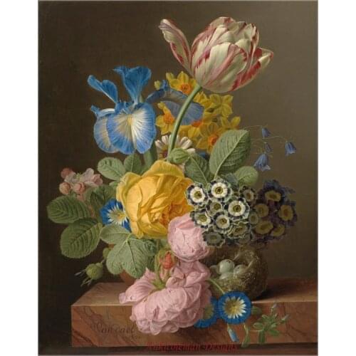 Needlework for embroidery DIY DMC High Quality - Counted Cross Stitch Kits 14 ct Oil painting - Still Life with Nest