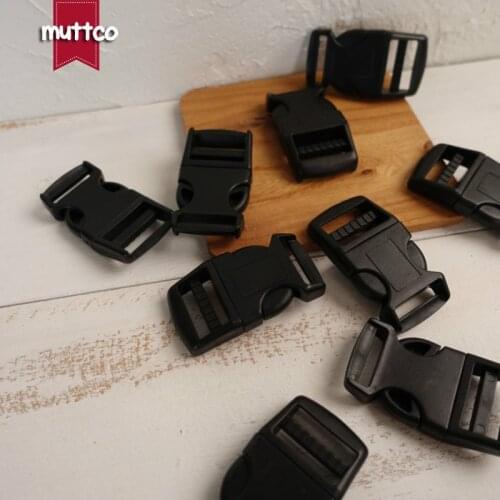 DIY for Dog Collar wholesale manufactures black 2.5cm backpack plastic buckle plastic adjust buckle DCK-012