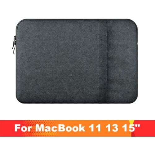 Laptop Sleeve Notebook Bag Pouch Case for Macbook Air Pro Ratina 11 13 12 15 Pro 13.3 15.4 Unisex Liner Sleeve for Xiaomi Dell H
