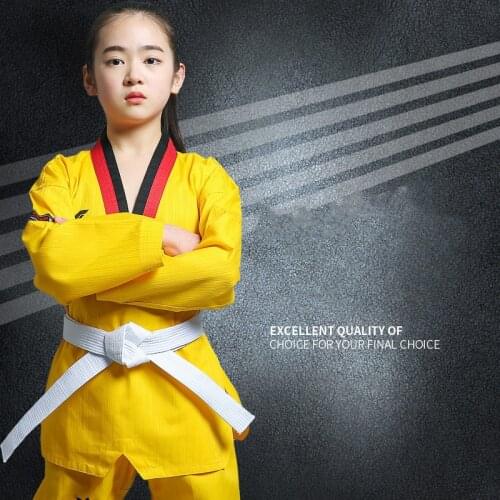 Taoyekma Four Colors of Taekwondo Doboks Uniform Clothes Professional Karate Suit Dedicated suit for Child & Adult Training