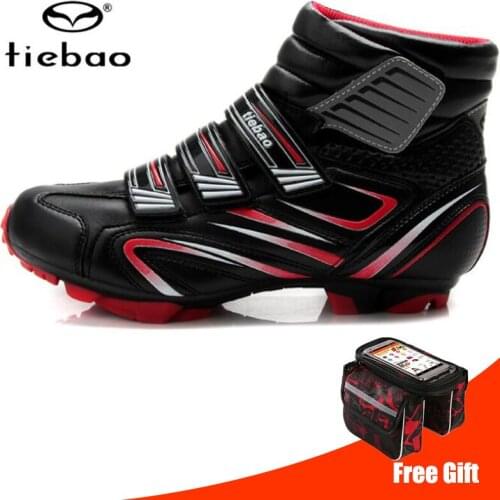 TIEBAO Cycling Shoes Winter sapatilha ciclismo mtb Women sneakers Men bike Self-locking Shoes Bicycle Boot Sapatilha Ciclismo