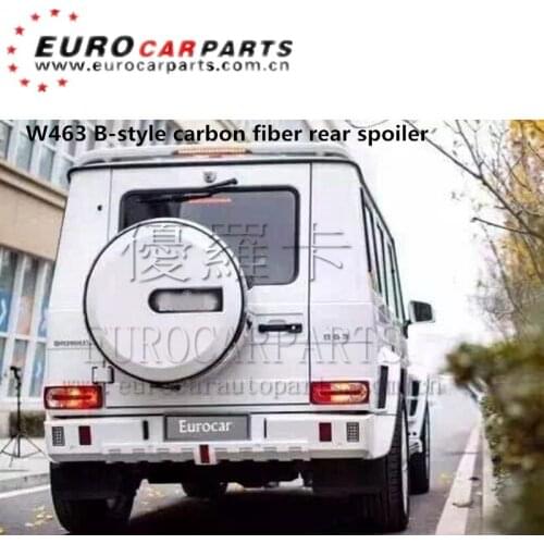 W463 B-style carbon fiber rear spoiler for Mercedes G-CLASS W463 B-style