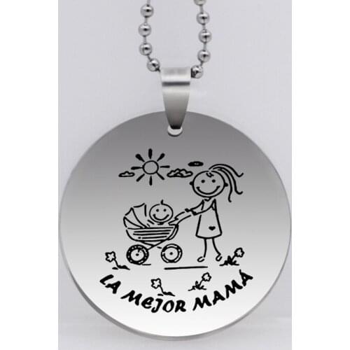 Womens Necklace New Listing Stainless Steel Fashion Family Necklaces Jewelry Best Gift for Mother YP6845