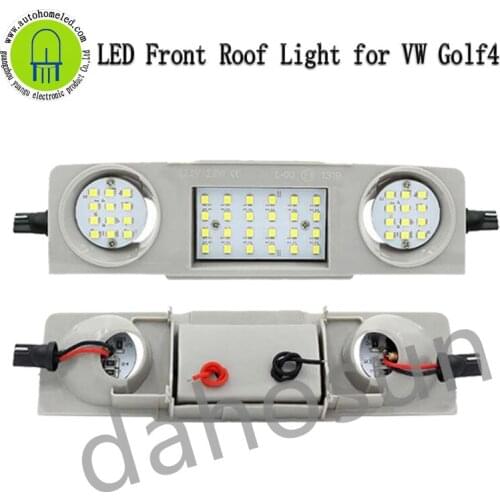 1Pcs Dahosun White LED Front Roof Light for VW Golf 4 1K1 2003-2009