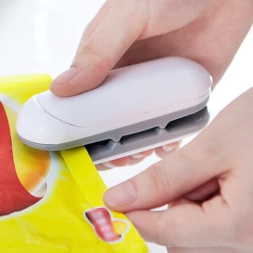 1PCS Portable Mini Sealing Machine household kitchen food plastic snack food preservation bag sealer Kitchen practical Gadgets