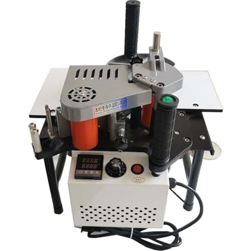 110V/220V 1200W Woodworking Portable Edge Banding Machine Wood PVC Manual Edge Bander Double Side Gluing