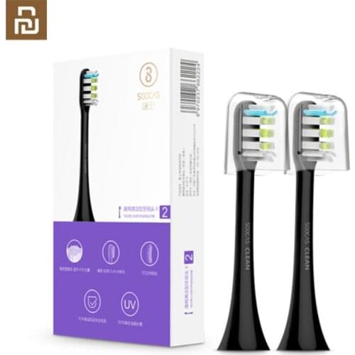 Original YOUPIN 2PCS SOOCAS Replacement Toothbrush Head for SOOCAS / SOOCARE X3 Mi Home APP Control Bluetooth Teethbrush