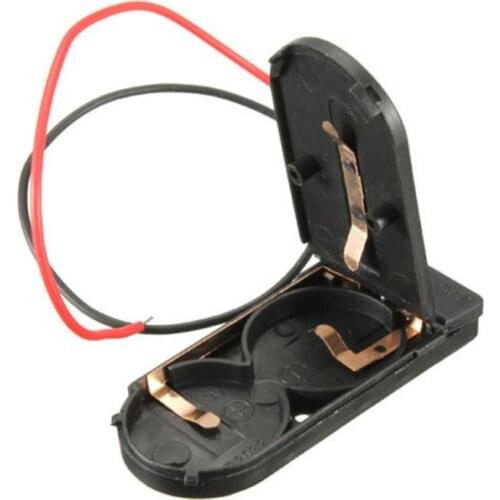 5PCS CR2032 Button Coin Cell Battery Holder Case Cover with ON/OFF Switch BK