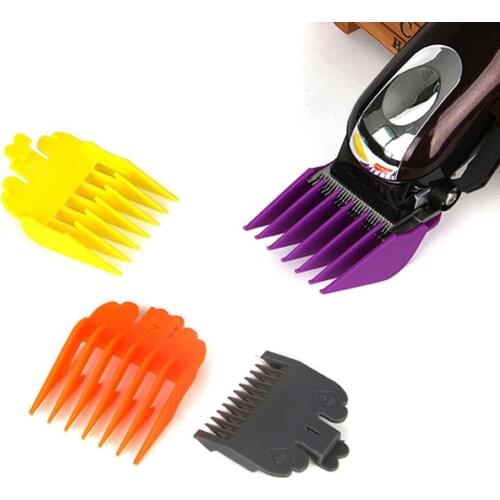8Pcs 3-25mm Hair Clipper Limit Combs Size Guide Attachments Haircutting Tool