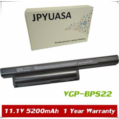 7XINbox 11.1V 5200mAh Laptop Battery For Sony VPC-EA12EN/BI VPC-EA13EH/L VPC-EA13EN/L VPC-EA15FA/B VPC-EA15FA/P VPC-EA15FA/W