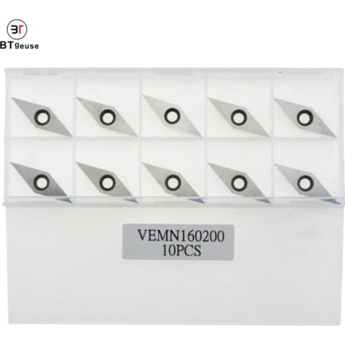 10pcs Diamond Carbide Insert with Sharp Pointed for Wood Turning Lathe Detailer 10mm(.39")X28mm(1.10"),2.5mm(.10") Thickness