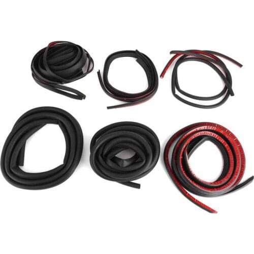 Car Door Sealing Strips Kit Waterproof Windproof Noise Insulation Fit for Tesla Model 3 2019 2020 2021 Edge Moulding