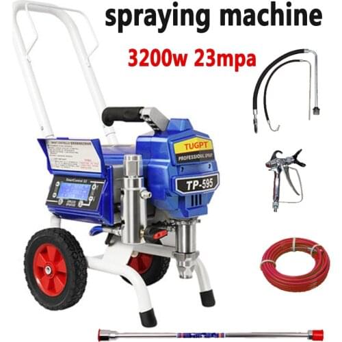 Electric high pressure airless spraying machine interior and exterior latex paint steel structure