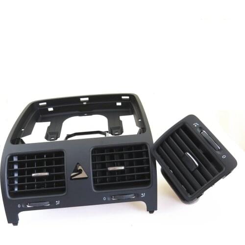 FHAWKEYEQ Center Left Dashboard Air Conditioning Grille Air Outlet Vent Set For VW Rabbit Golf MK5 Jetta MK5 1KD819728 1KD819703