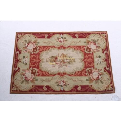 Needle-point Knits Hand-made Carpets Antique Chinese Hand-made Wool Art Carpet Wool Knitting Carpets