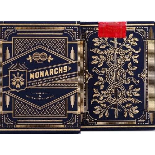 Theory11 Monarchs Playing Cards Blue Bicycle Monarch Deck USPCC Collectable Poker Magic Card Games Magic Tricks Props