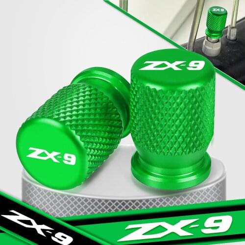 For kawasaki ZX9 ZX 9 ZX-9 ZX9R ZX 9R ZX-9R ZX9 R 1994-2021 20 ALL YEARS Motorcycle CNC Aluminum Tire Valve Air Port Cover Caps