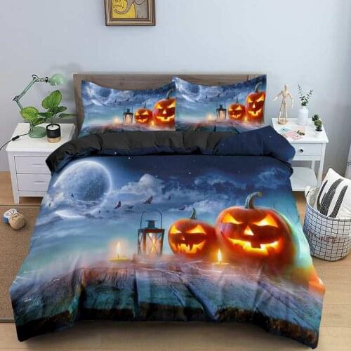 Bedding Set Halloween Comforter Twin Double Full Queen King Size Bedroom