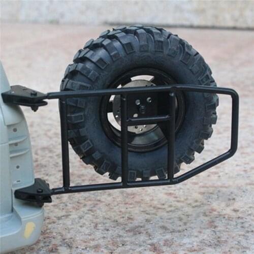 Metal Spare Tire Seat Frame Simulation RC Car Tire Holder for 1/10 Land Cruiser LC80 RC Crawler Car Parts Accessories