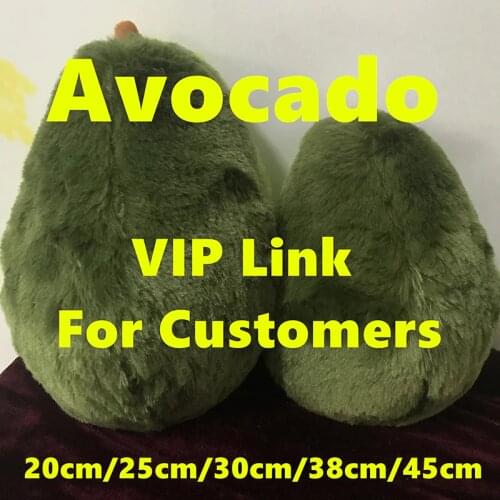VIP LINK Avocado Fruits Cute Plush Toys Stuffed Dolls Cushion Pillow For Kids Children Christmas Gift Girls Baby