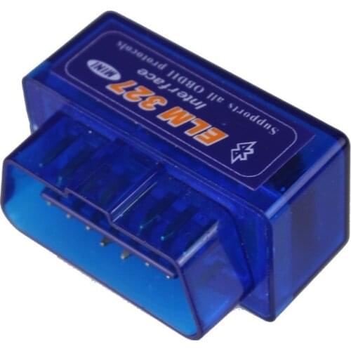 Mini ELM327 OBD2 OBDII ELM 327 Bluetooth V2.1 Diagnostic Scanner Tool For Multi Brand Cars Android Symbian Windows