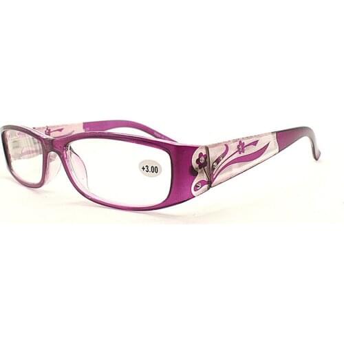 Fashion Flower Printed Ultralight Delicate Hinges Anti Blu Anti Fatigue Reading Glasses +0.75 +1 +1.25 +1.5 +1.75 +2 +2.25 To +4